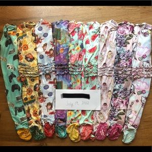 SOLD: Posh Peanut Footie Bundle 9/12 Months